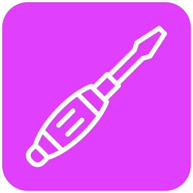 Screwdriver Vector Icon Design Illustration