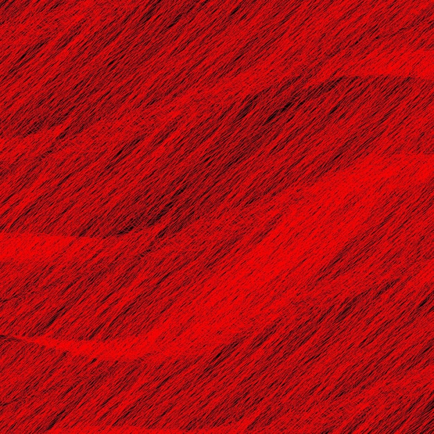 フリーハンド ライン赤い波のカラフルな背景。