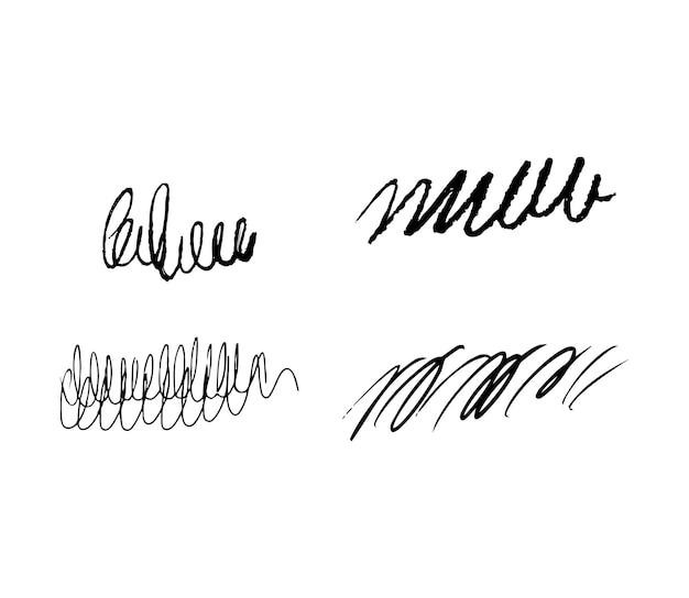 Vector scribble texture-collectie