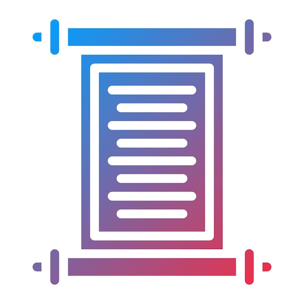 Scroll icon vector afbeelding Kan worden gebruikt voor het islamitische Nieuwjaar