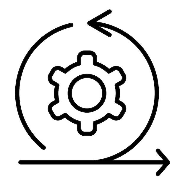 Стиль векторной иллюстрации Scrum