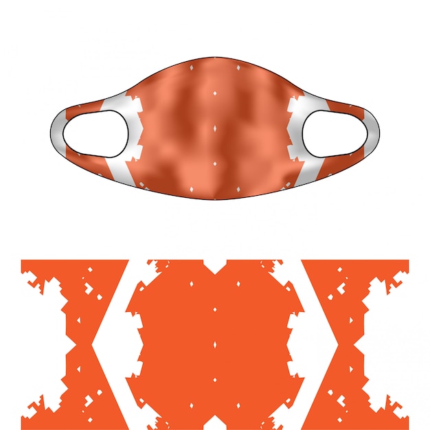 Vettore illustrazione di scuba masker