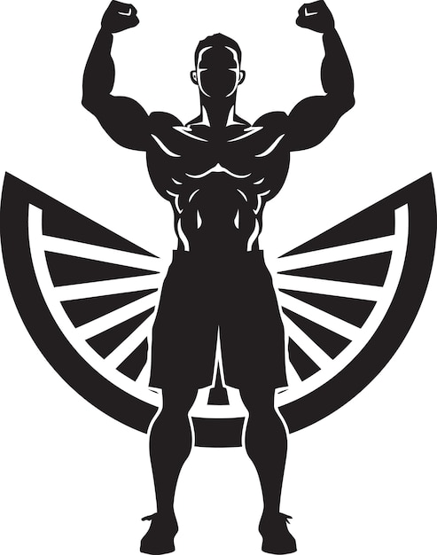 Sculpting Success Vector Designs for Bodybuilding and Exercise Dynamic Endeavors Exercise Vector Ic