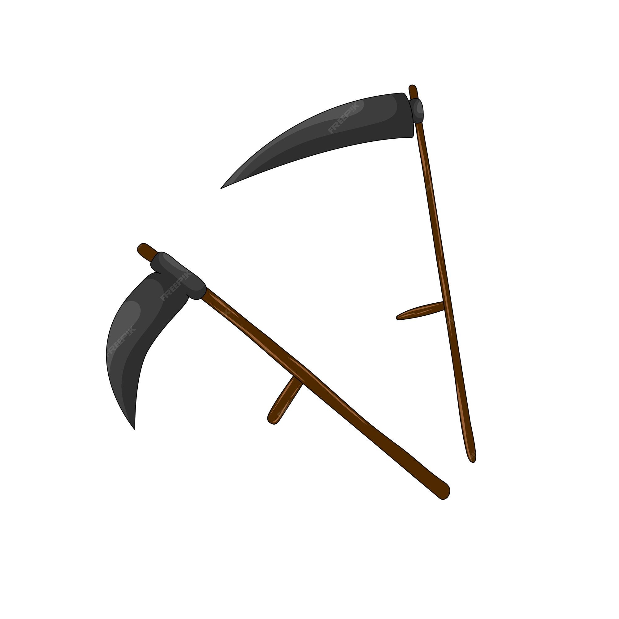 An Image Of A Dark Blade In Grass Background, Picture Of Scythe