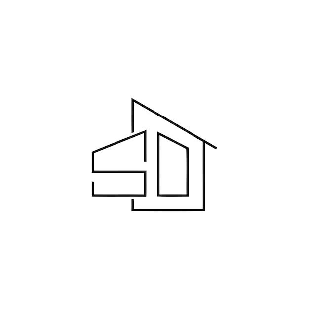 SDハウスのロゴデザイン