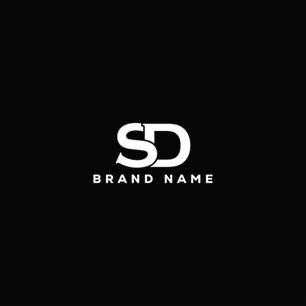 SD letter logo creative design with vector graphic SD simple and modern logo