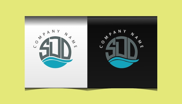 SDO eerste moderne logo ontwerp vector pictogrammalplaatje