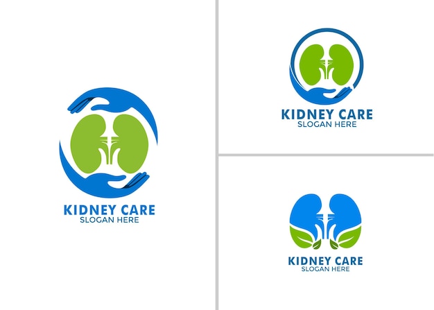 se of kidney care logo designs concept vector, health kidney logo template