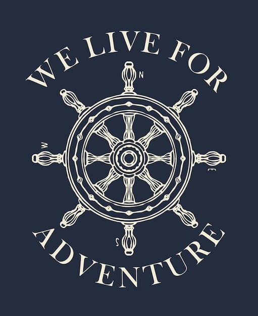 Плакат о морских приключениях