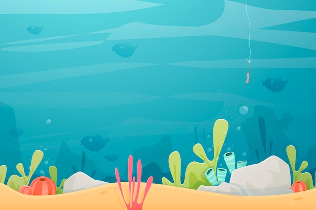 Under the sea - background for video conferencing