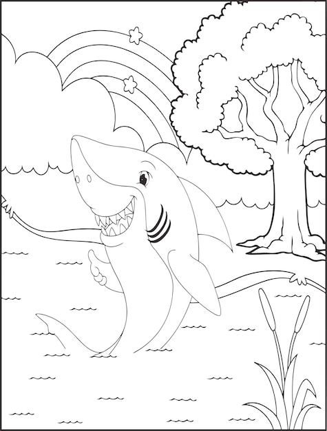 Sea Creatures Coloring Pages for Kids
