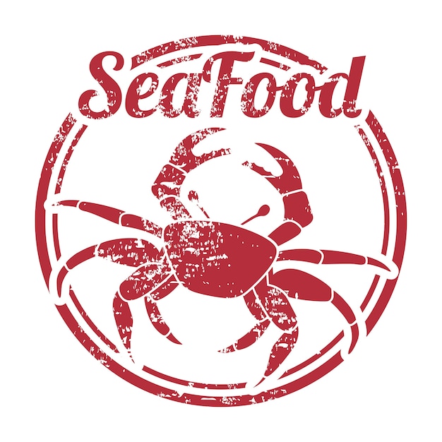 sea food design over white background vector illustration