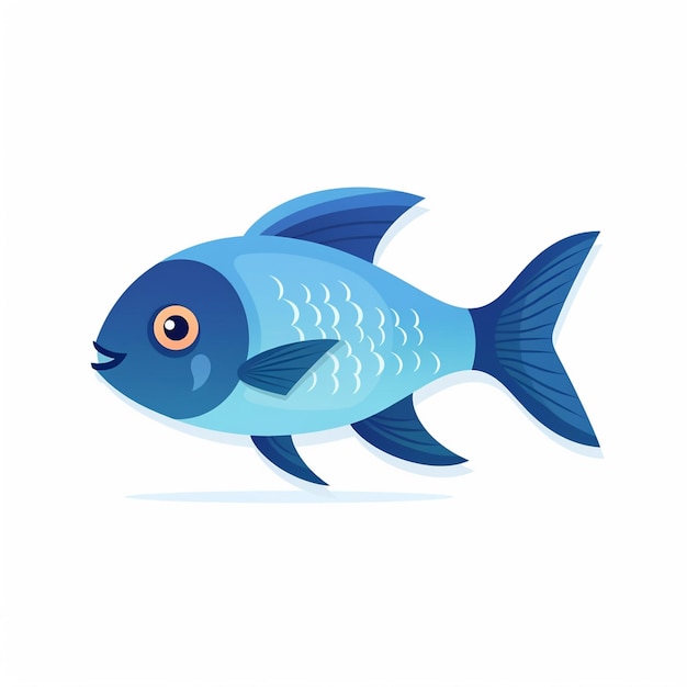 Illustrazione del mare vettore oceano pesce animale sott'acqua pesca in acqua natura icona design ba