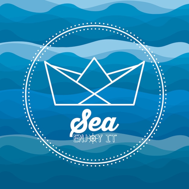 Sea life conceptual poster