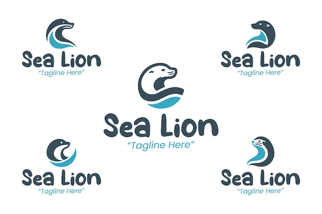 Sea Lion Logo Collection