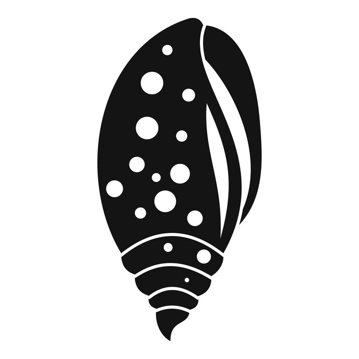 Vector sea shell icon simple illustration of sea shell vector icon for web