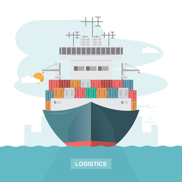 Vector sea transportation logistic