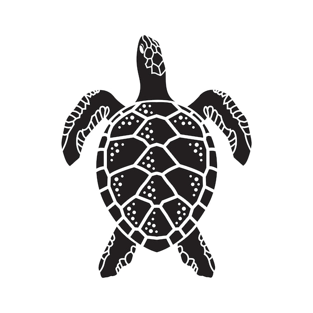 Vector sea turtle icon