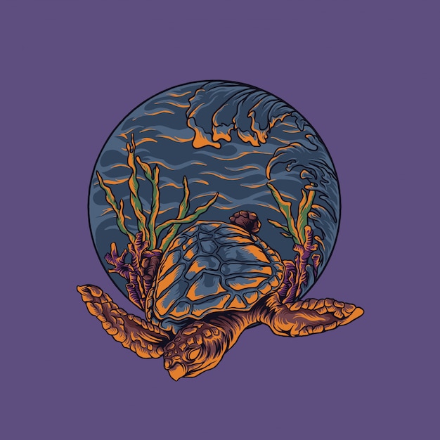 Sea Turtle illustration