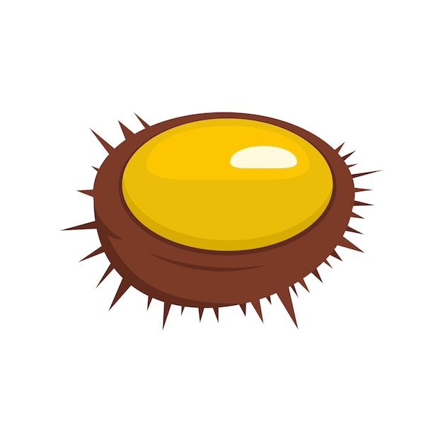 Sea urchin icon Flat illustration of sea urchin vector icon for web