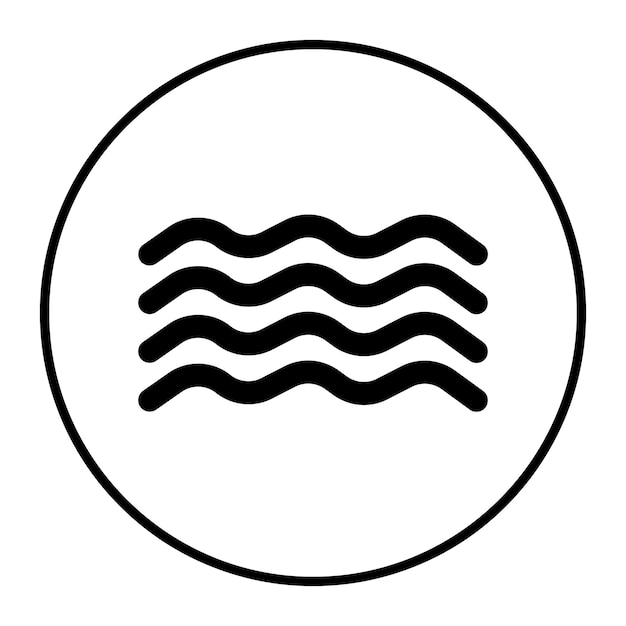 Sea Wave Vector Illustration