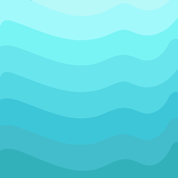 Sea waves blue pattern background Blurred turquoise water backdrop