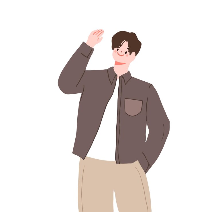 Vector 파도가 아름다운 바다