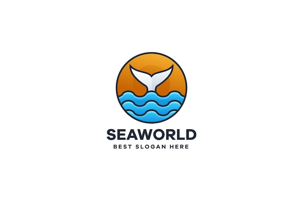 Logo del mondo del mare