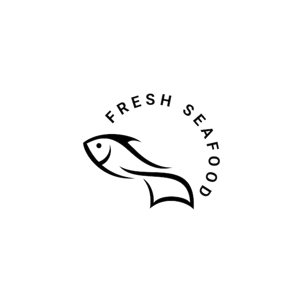 Seafood restaurant logo design. Fish, Food and Beverage logo concept. Vector logo template.