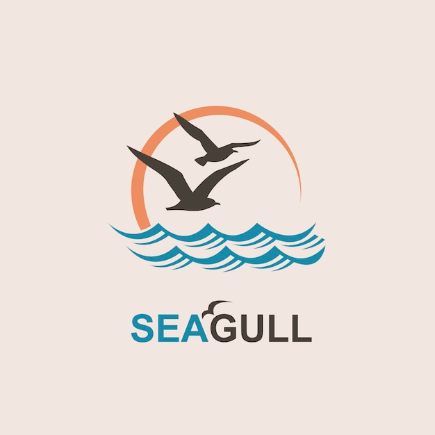 seagull logo design