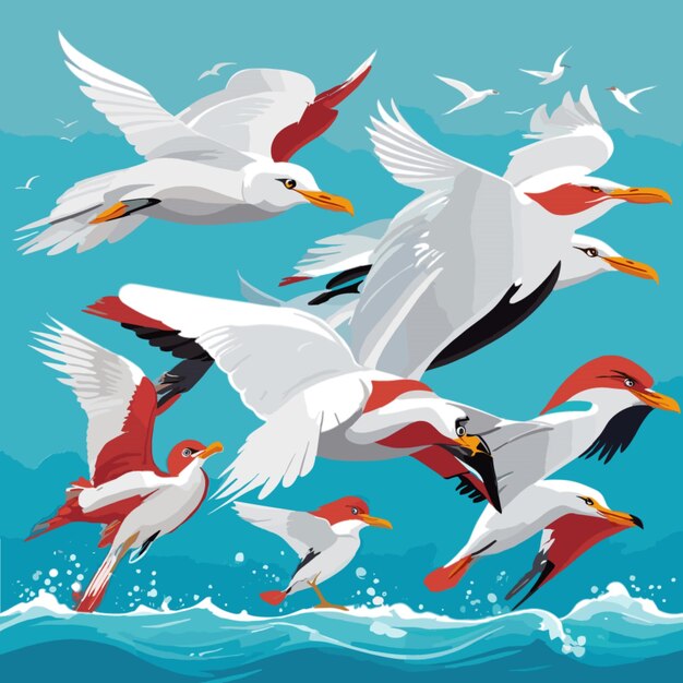 Seagull vector