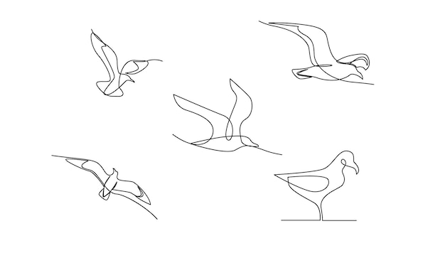 seagulls fly over the surface of the sea small waves world maritime day
