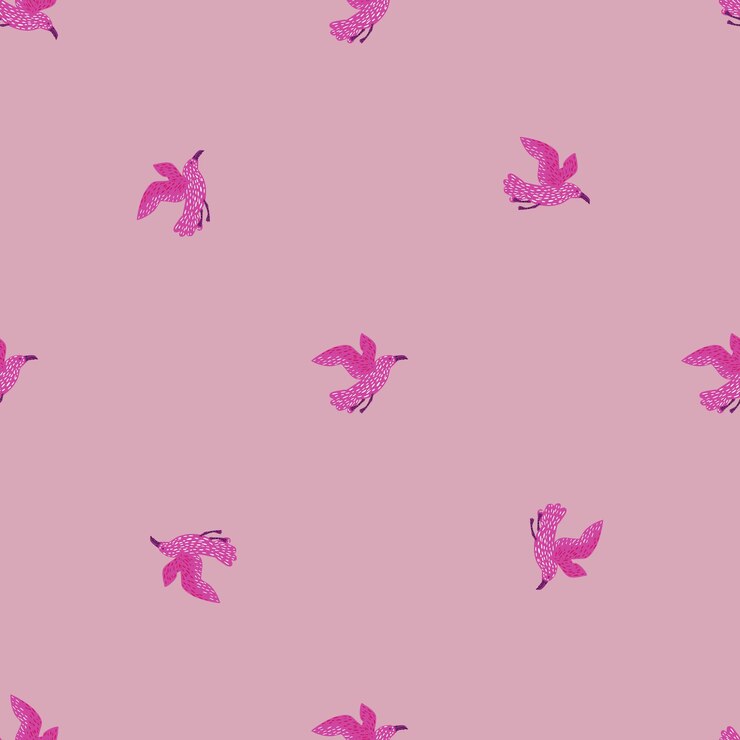 Vector seagulls seamless pattern background of sea birds repeated texture in doodle style for fabric wrapping paper wallpaper tissue vector illustration