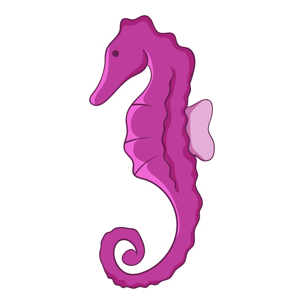 Seahorse hippocampus pictogram Cartoon illustratie van seahorse hippocampus vector pictogram voor web