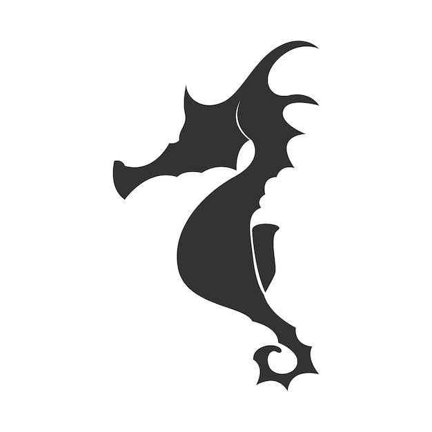 Seahorse pictogram logo ontwerp illustratie