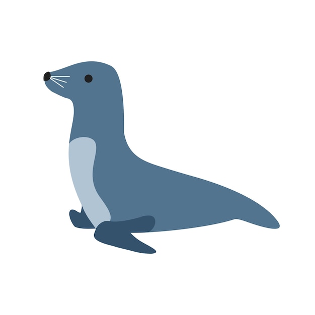 Seal animal vector illustration icon