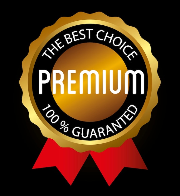 Vector seal guaranteed premium quality gold