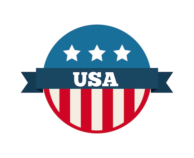 seal stamp of usa concept