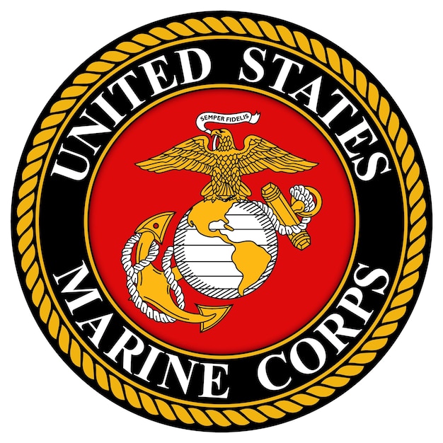 Vettore sigillo del corpo dei marines degli stati uniti