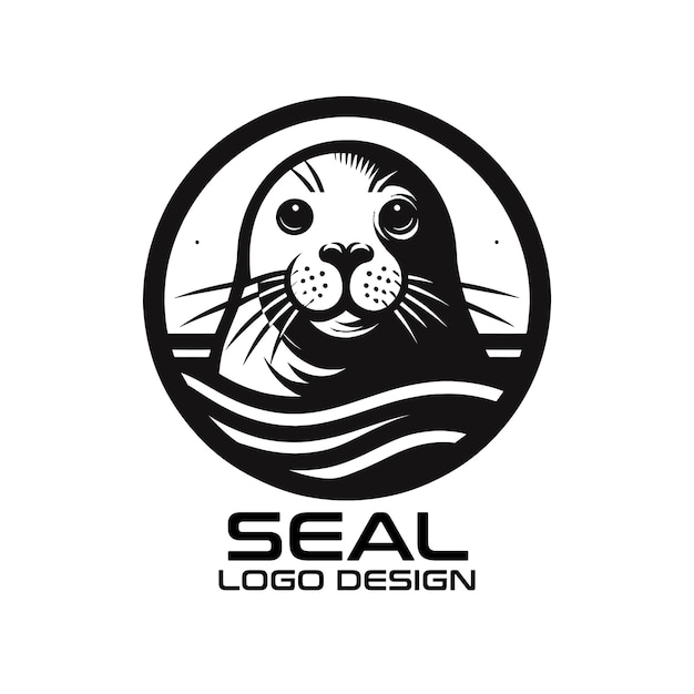 Vector seal vector logo design