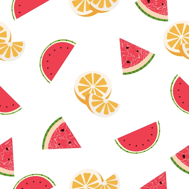 Seamles pattern of fruits vector eps 10