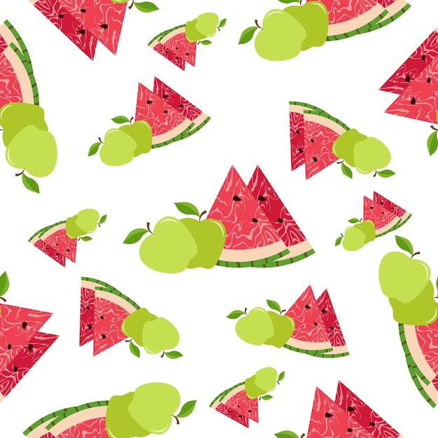 Seamles pattern of fruits vector eps 10