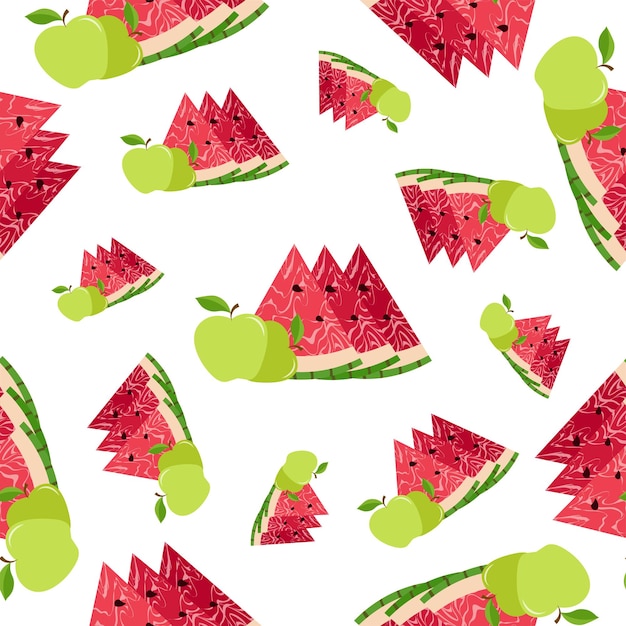 Seamles pattern of fruits vector eps 10