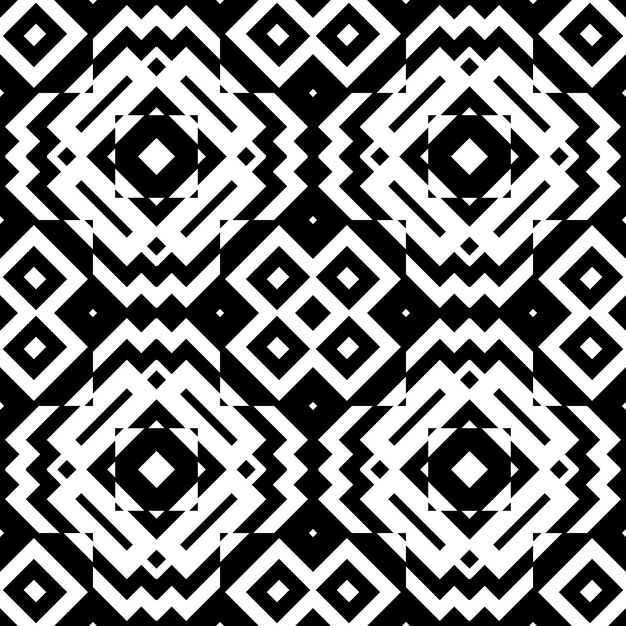 Seamless abstract background with rhombuses. Checkered infinity geometric pattern.