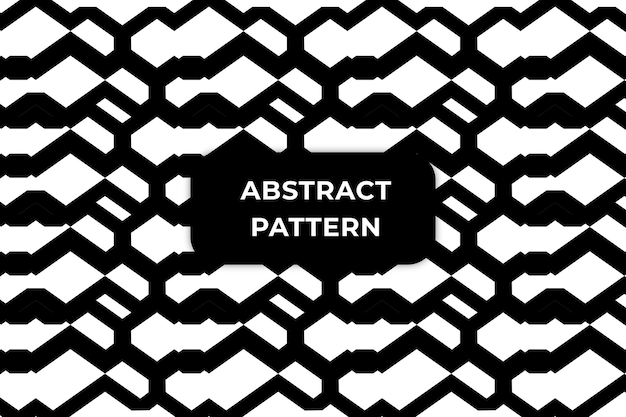 Seamless abstract black island pattern