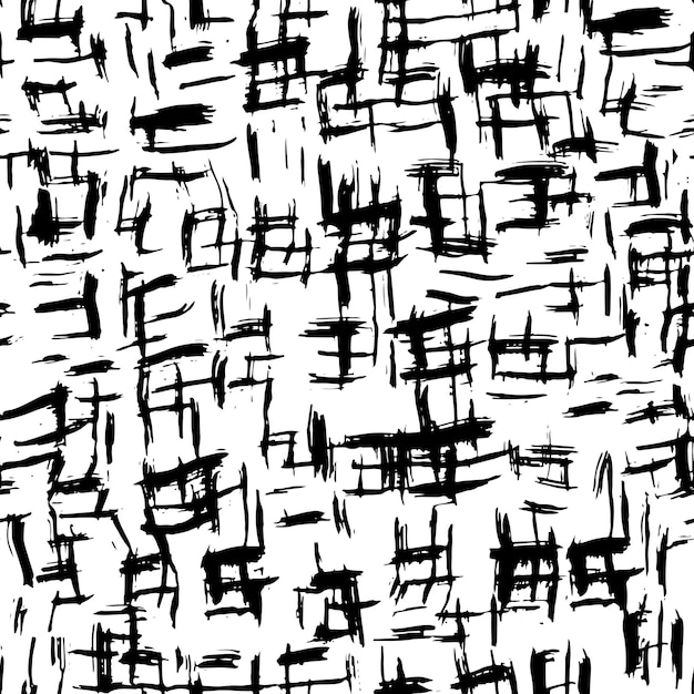 Seamless abstract dry brush pattern