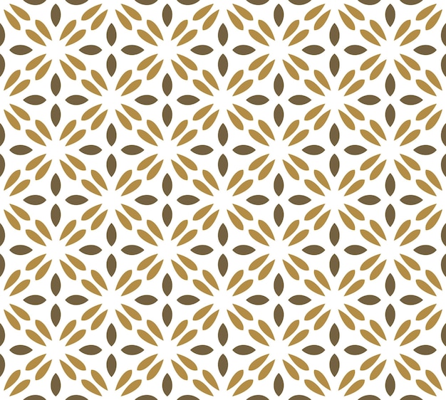 Seamless abstract floral pattern symmetry modern style