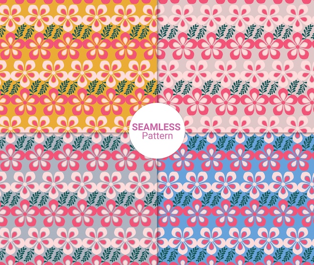 seamless abstract floral pattern