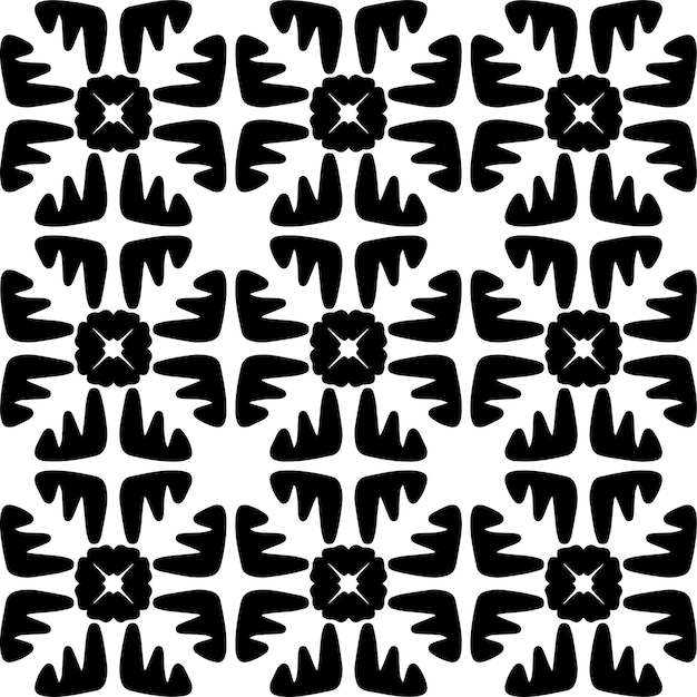 Seamless abstract geometric hand drawn pattern