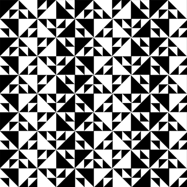 Seamless abstract geometric pattern vector background.